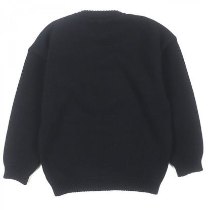 CELINE sweater 2A43L717M Main: 94% wool, 4% cotton, 1% acrylic, 1% nylon black mens XS