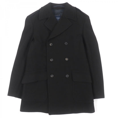 BURBERRY LONDON Double chester coat Outer: 100% wool, Lining: rayon Dark brown mens 50