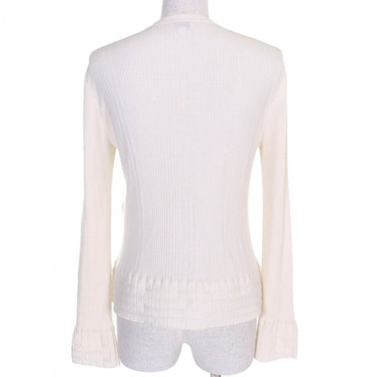 CHANEL cardigan P78678 cashmere white 42