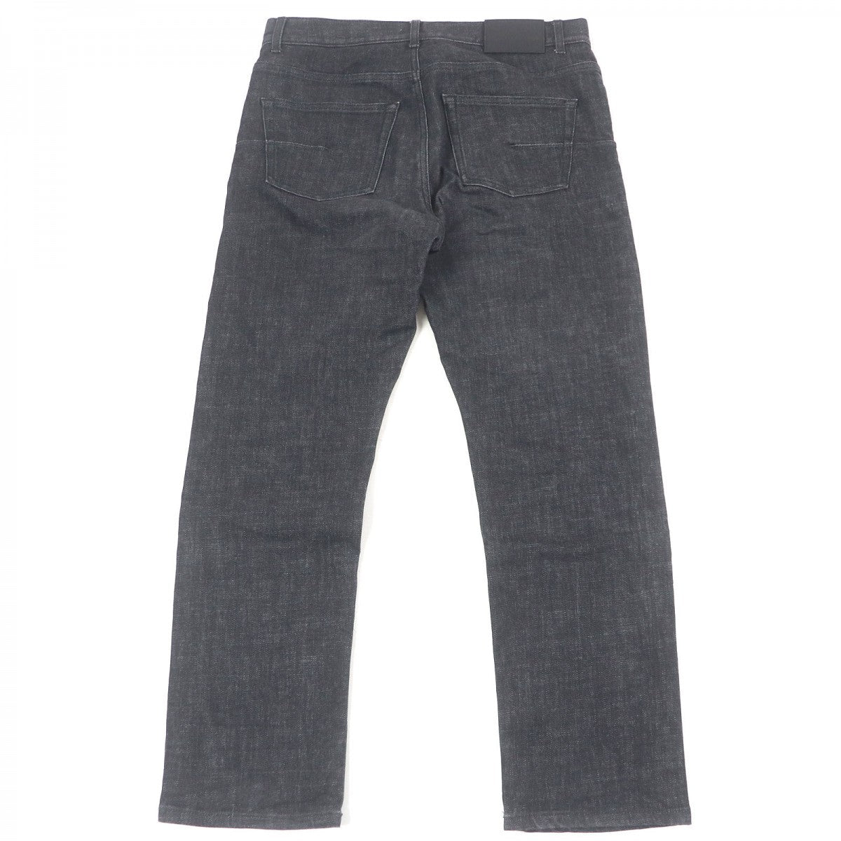 Dior Denim pants 313DS14B315X Main: 88% cotton, Main: 11% polyester, Main: 1% polyurethane, Part: 100% polyester, Leather part: 100% cowhide black mens 31