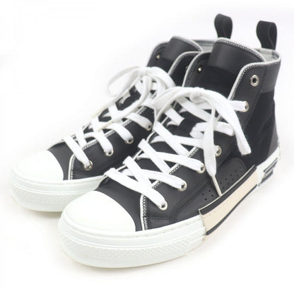 Dior HOMME High cut sneakers PVC, Canvas black B23 mens 41 1/2