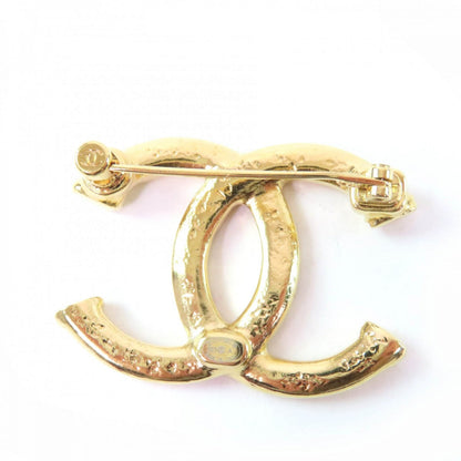 CHANEL Brooch ABB103 B23A Gold Plated gold Women