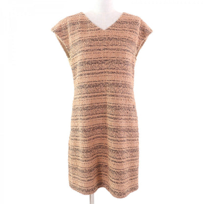CHANEL one piece P57978 cotton Brown 38