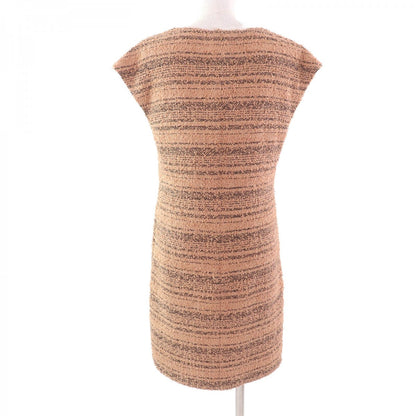 CHANEL one piece P57978 cotton Brown 38