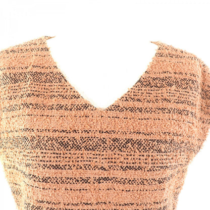 CHANEL one piece P57978 cotton Brown 38