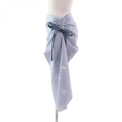 FENDI skirt FQ7486 cotton White blue 38