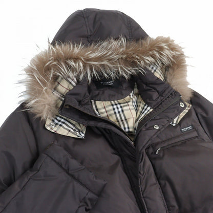 BURBERRY BLACK LABEL down coat BMP03-900 polyester Brown L