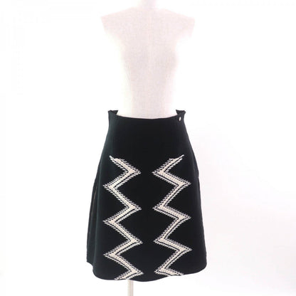 CHANEL skirt P55435 Outer: 70% wool, Outer: 30% cashmere, Lining: 52% acrylic, Lining: 17% polyester, Lining: 16% rayon black Women 42