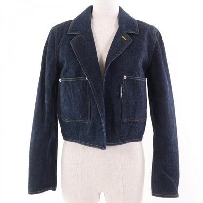 CHANEL Denim Jacket Main: 100% cotton Indigo Women No size listed
