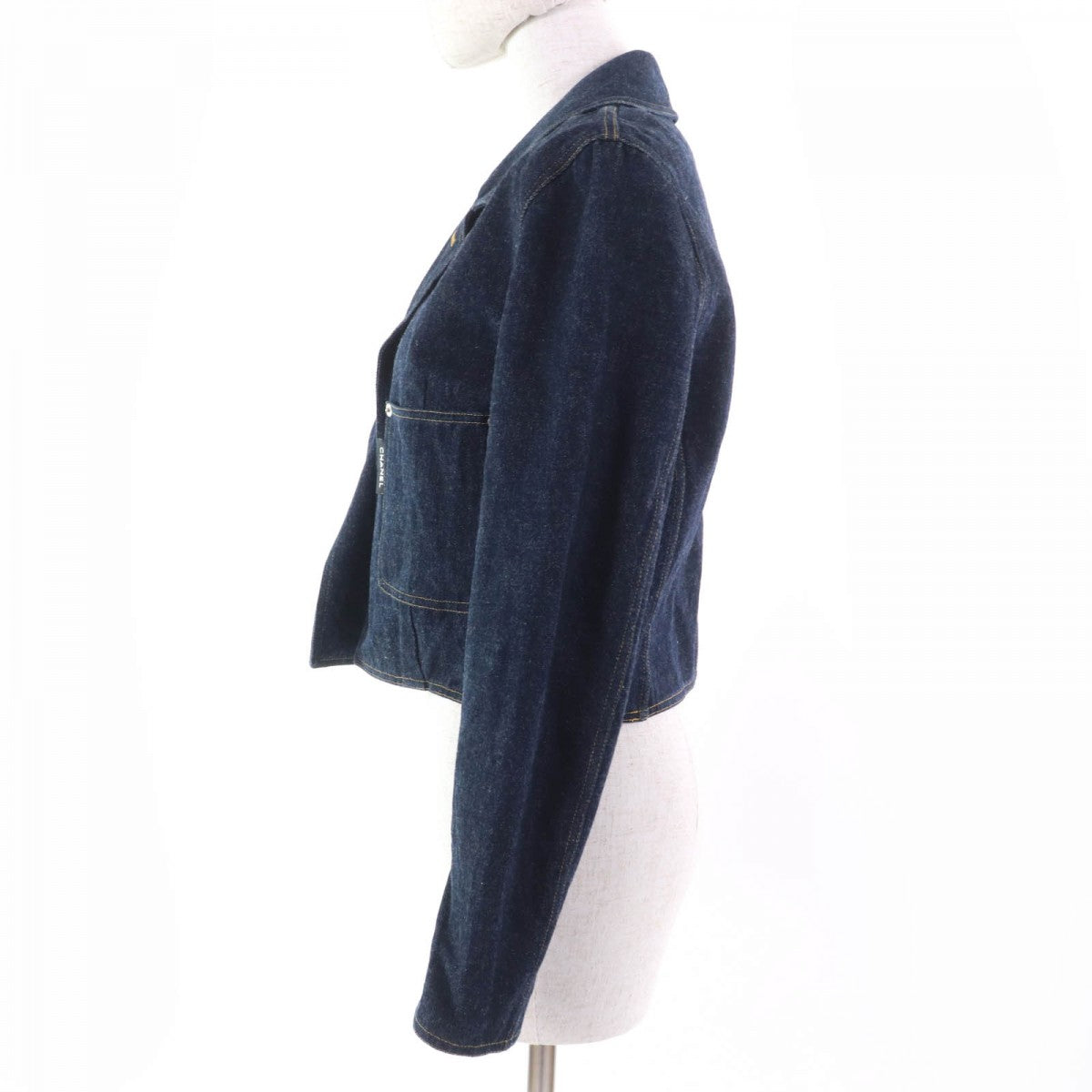 CHANEL Denim Jacket Main: 100% cotton Indigo Women No size listed