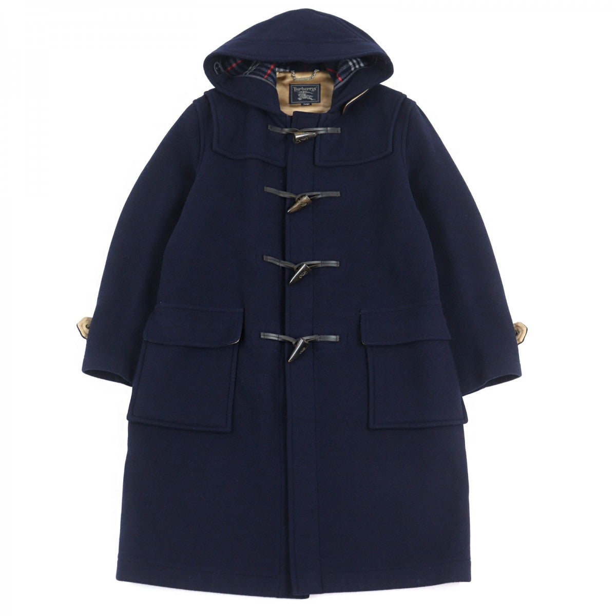 BURBERRY Duffel coat WV492-007-32 Outer: 100% wool, lining: cupra Navy mens L