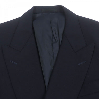 BURBERRY tailored jacket Outer: 99% wool, Outer: 1% acrylic, Lining: polyester, Lining: cupra, Sleeve lining: cupra Navy mens