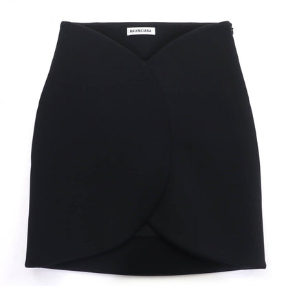 BALENCIAGA Mini skirt 662987 Rayon black 34