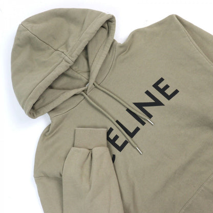CELINE Hoodie 2Y321670Q Outer: 100% cotton, part: 96% cotton, part: 4% polyurethane khaki mens XS