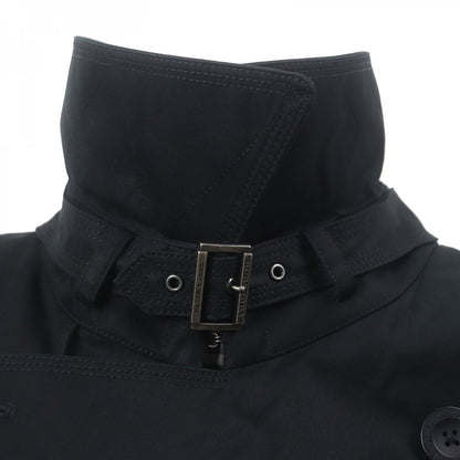 BURBERRY BLACK LABEL trench coat cotton black L