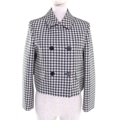 Christian Dior Jacket 211V07A3486 cotton Navy Ivory 40
