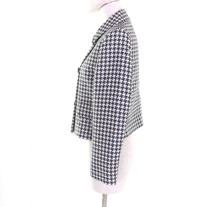 Christian Dior Jacket 211V07A3486 cotton Navy Ivory 40