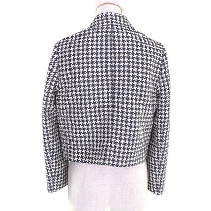 Christian Dior Jacket 211V07A3486 cotton Navy Ivory 40