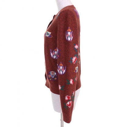 CHANEL cardigan P77589 cashmere Brown multicolor 42