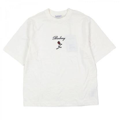 BURBERRY Short sleeve T-shirt cotton white XS