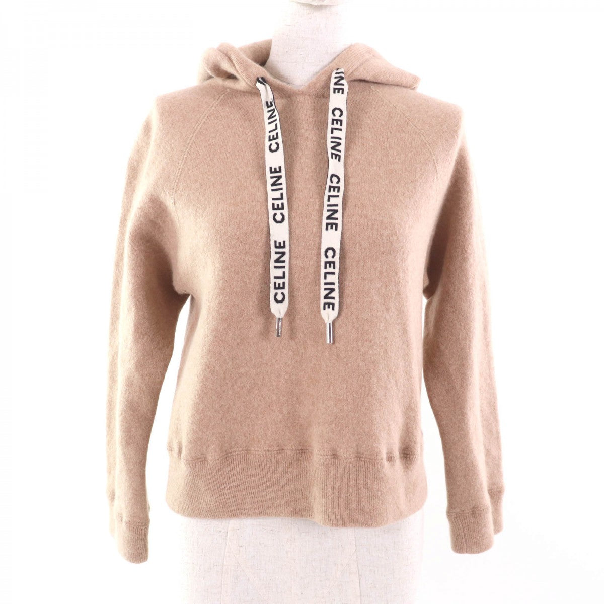 CELINE Hoodie 2A20Z402P cashmere light brown M
