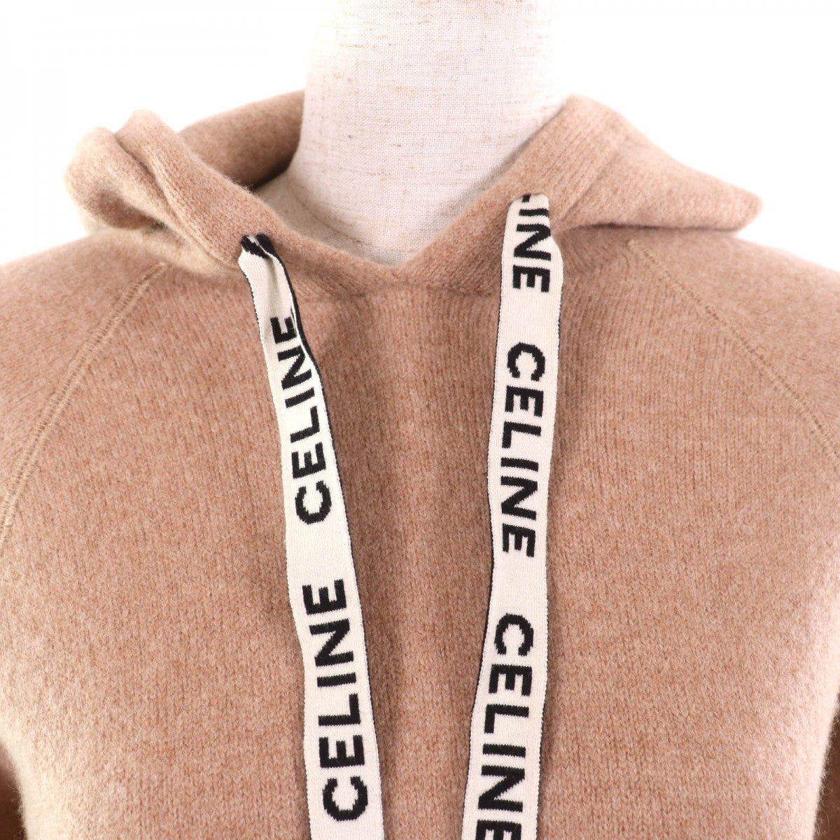CELINE Hoodie 2A20Z402P cashmere light brown M