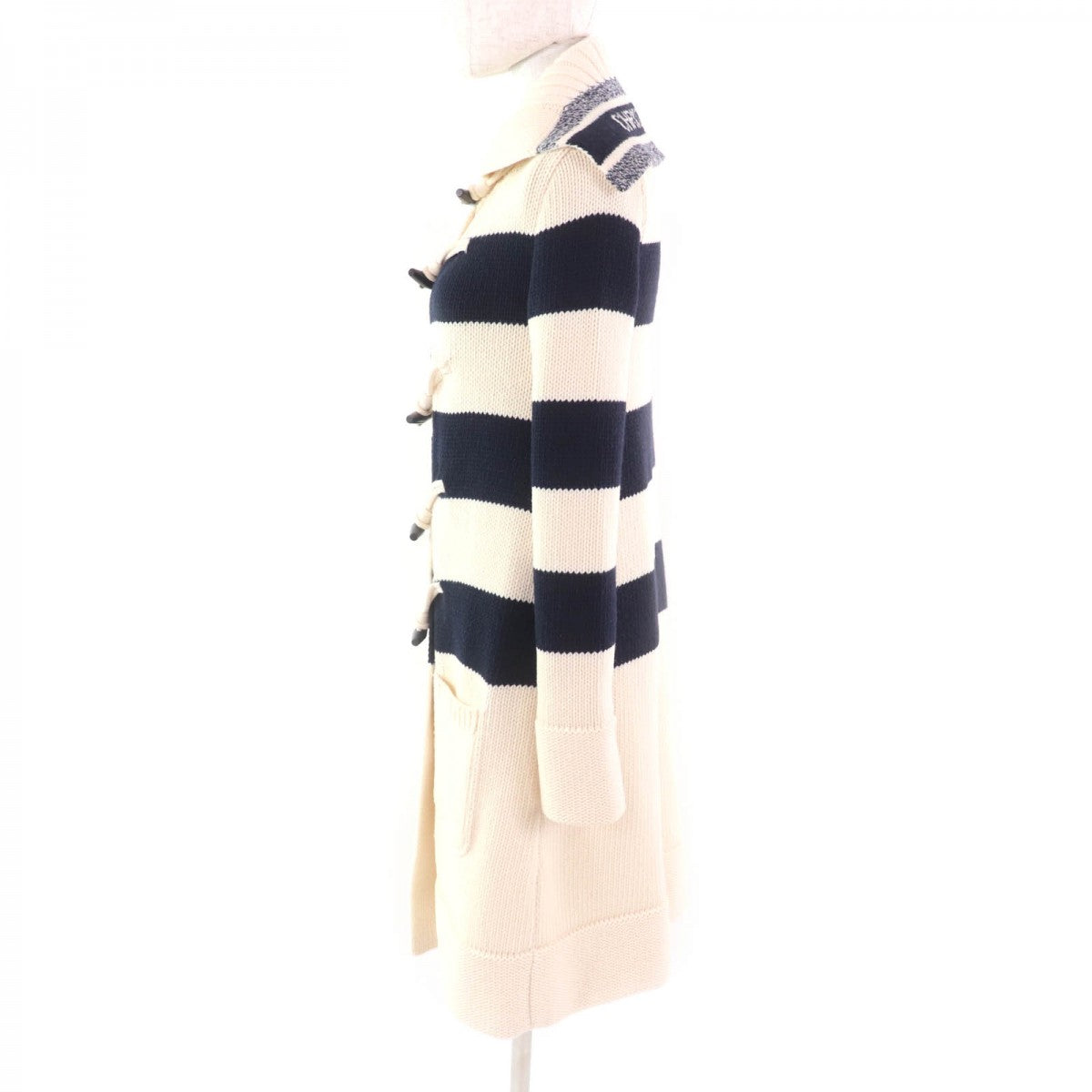 Christian Dior Duffel coat 144M01AM318 wool Ivory navy 38