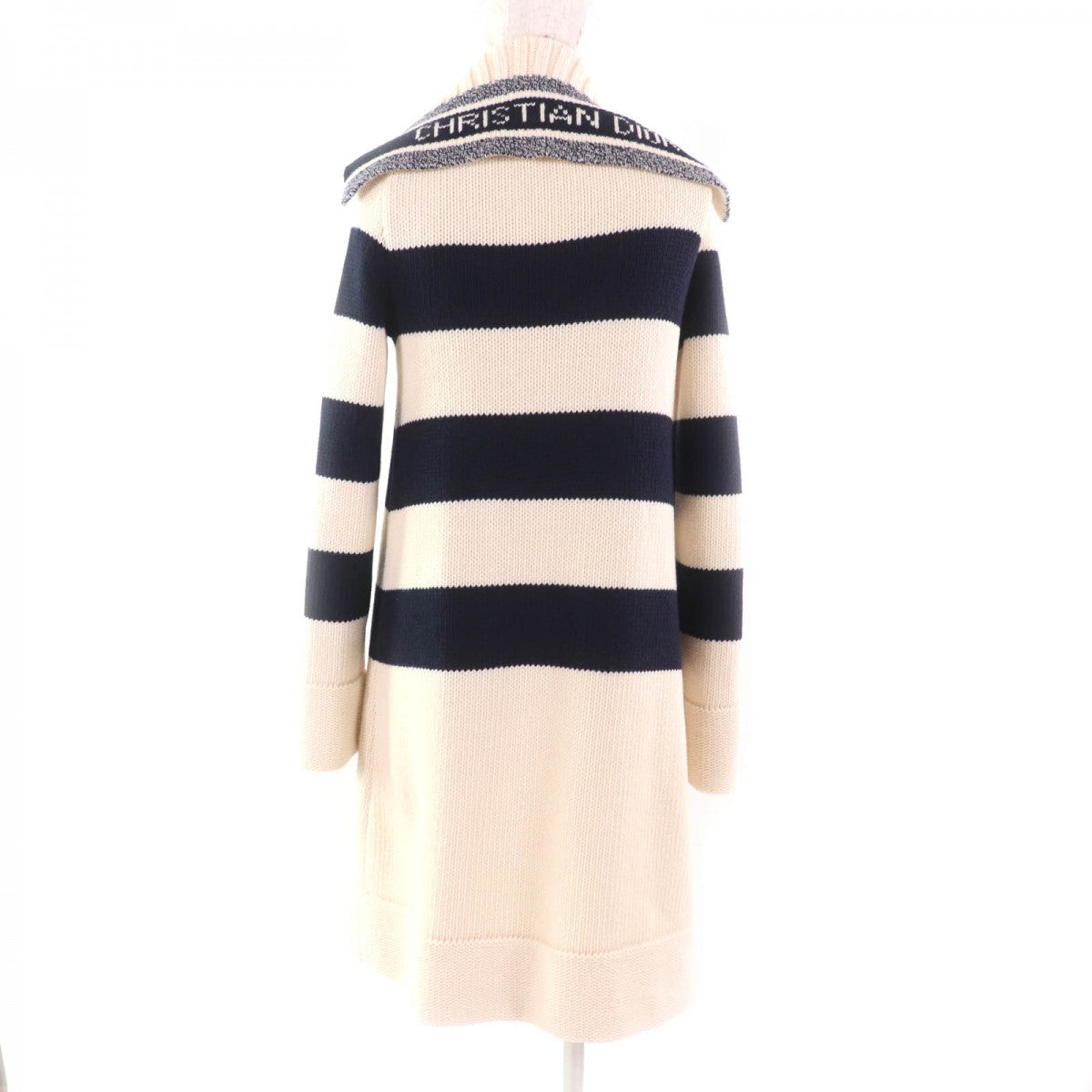 Christian Dior Duffel coat 144M01AM318 wool Ivory navy 38