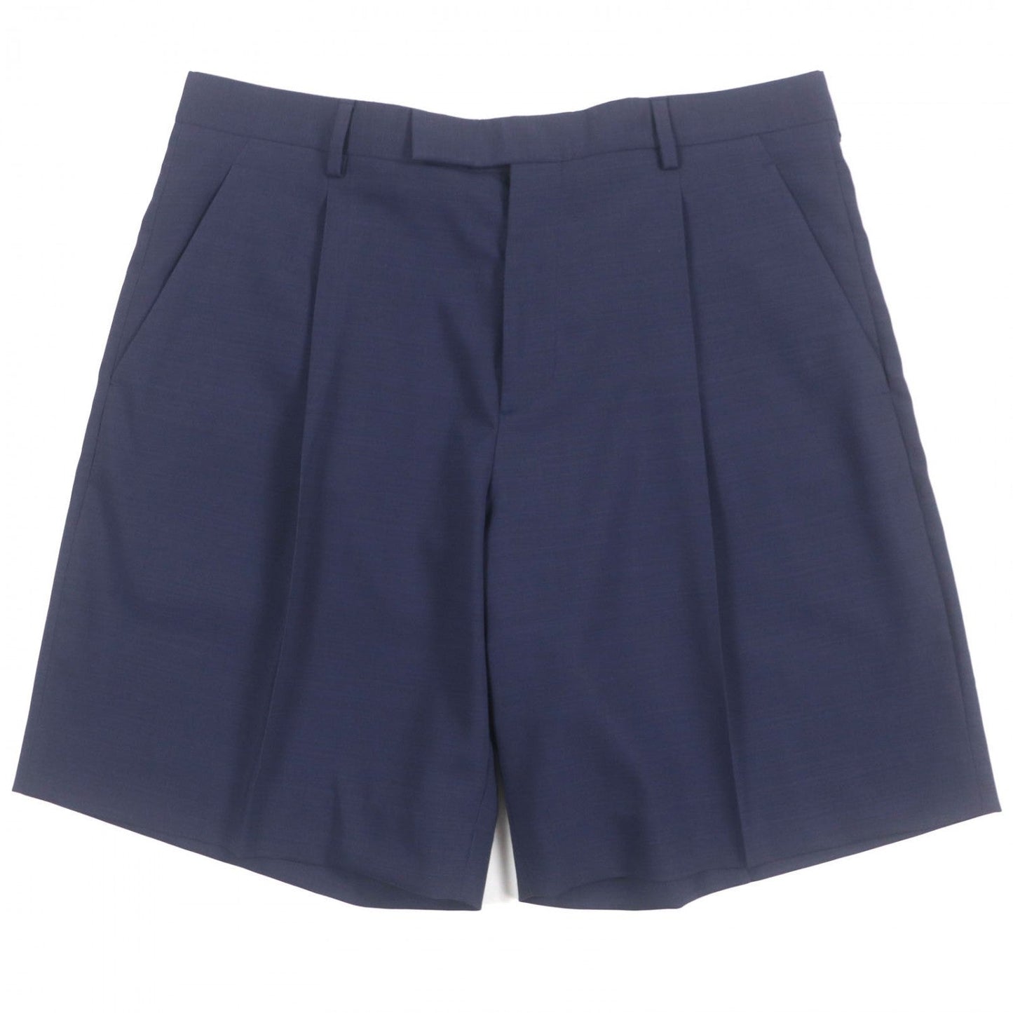 Dior HOMME Shorts 183C140B5887 wool Navy 50