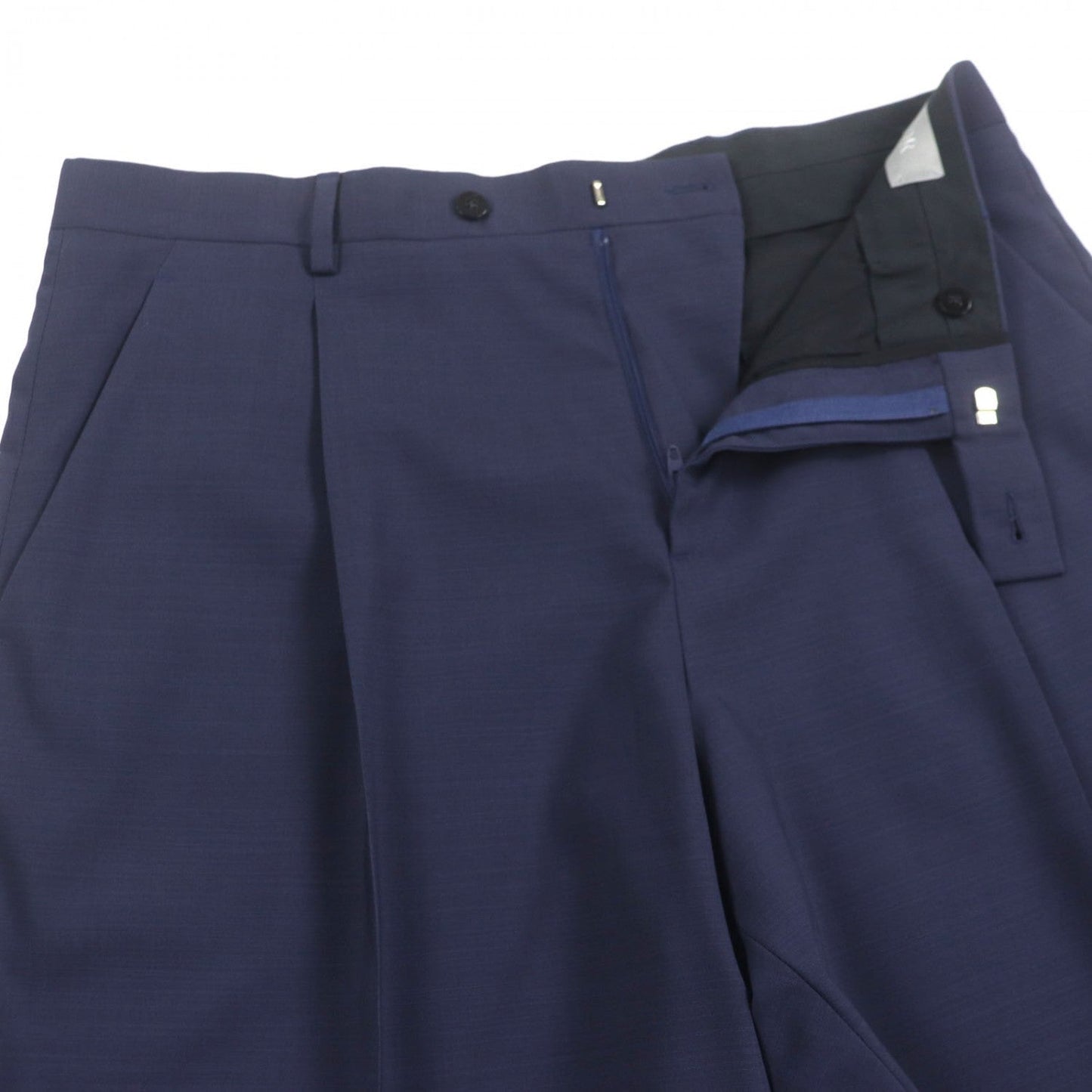 Dior HOMME Shorts 183C140B5887 wool Navy 50