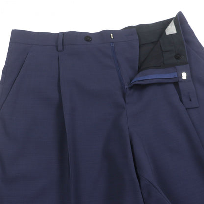 Dior HOMME Shorts 183C140B5887 wool Navy 50