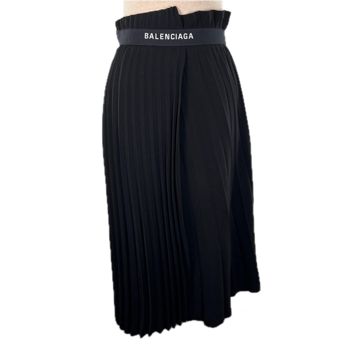 BALENCIAGA skirt 529757 polyester black 36