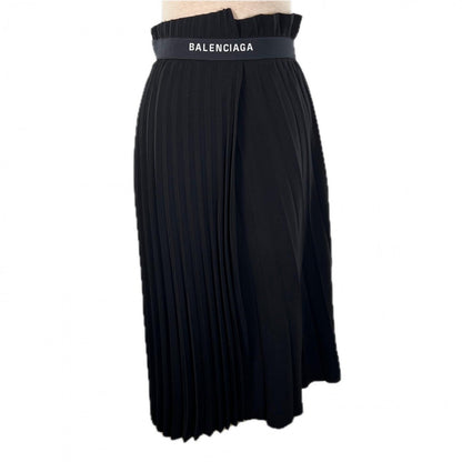 BALENCIAGA skirt 529757 polyester black 36