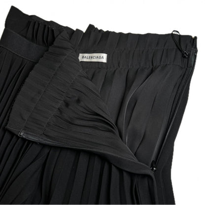 BALENCIAGA skirt 529757 polyester black 36