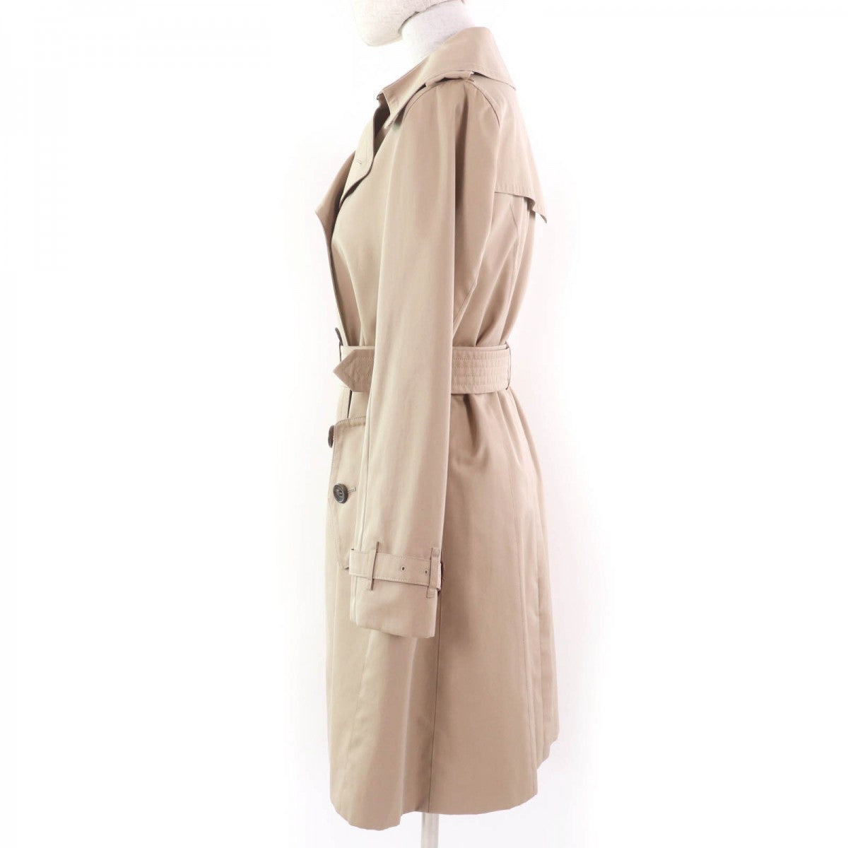 BURBERRY LONDON trench coat cotton beige 38