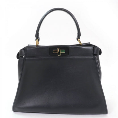 FENDI Handbag 8BN290 Nappa leather black Peek-a-boo regular