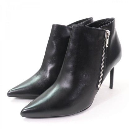 CELINE short boots leather black 35