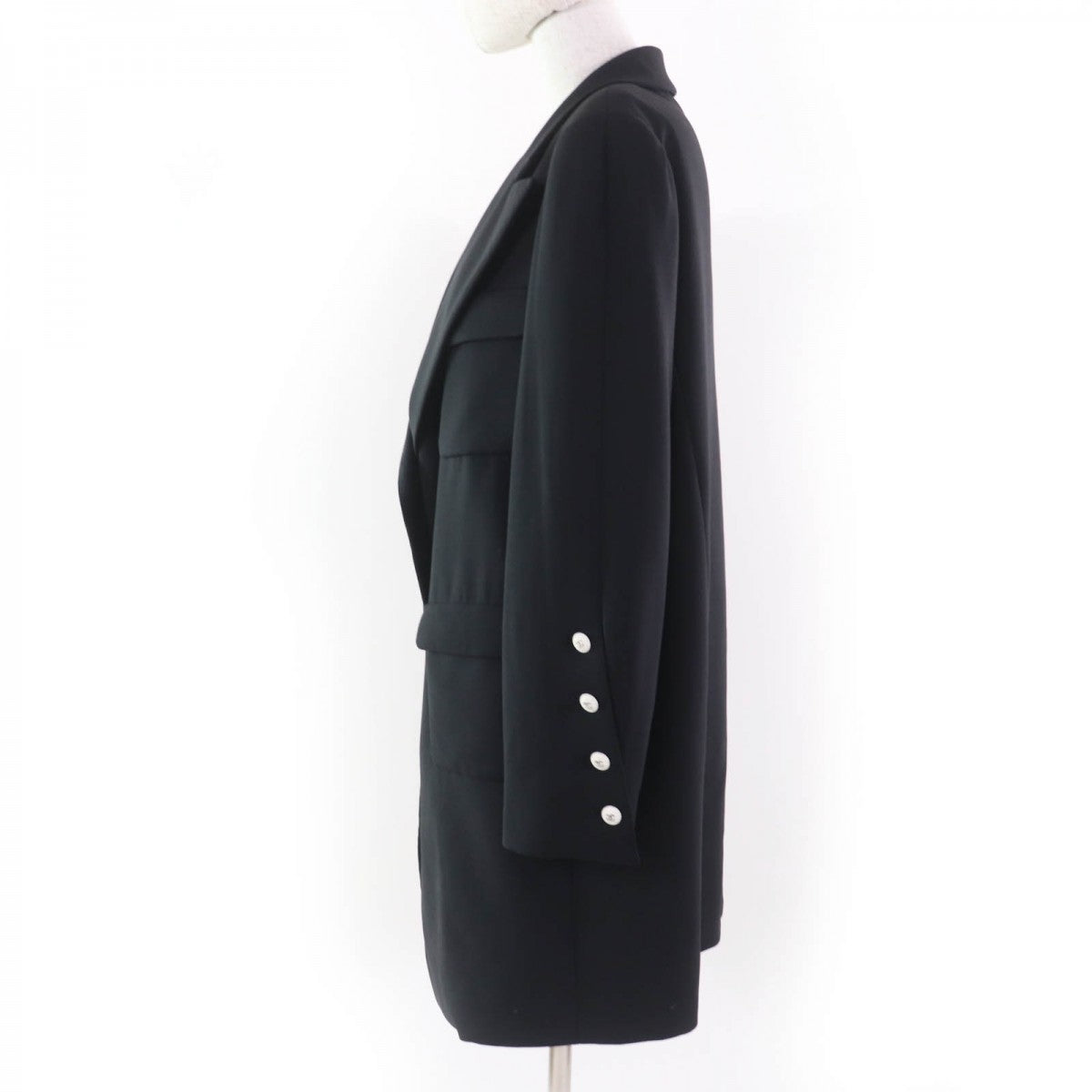 CHANEL Jacket 07P P31042V20717 wool black 46