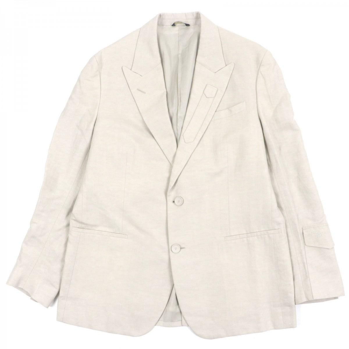 FENDI tailored jacket FJ0657 linen beige 52