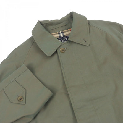 BURBERRY coat cotton khaki SS