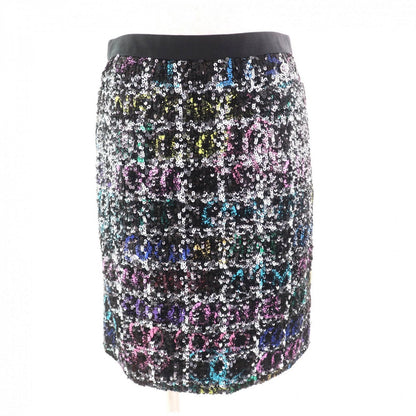 CHANEL skirt 22A P73122 polyester Multi 36