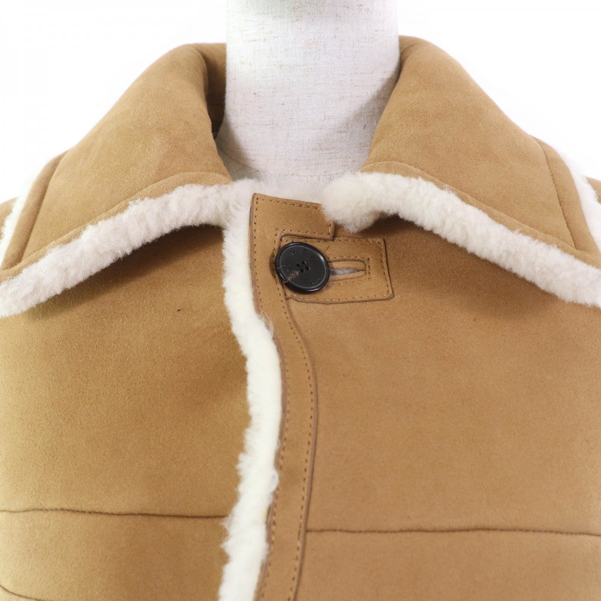 Christian Dior Mouton jacket 248C87AL815 lambskin beige 40