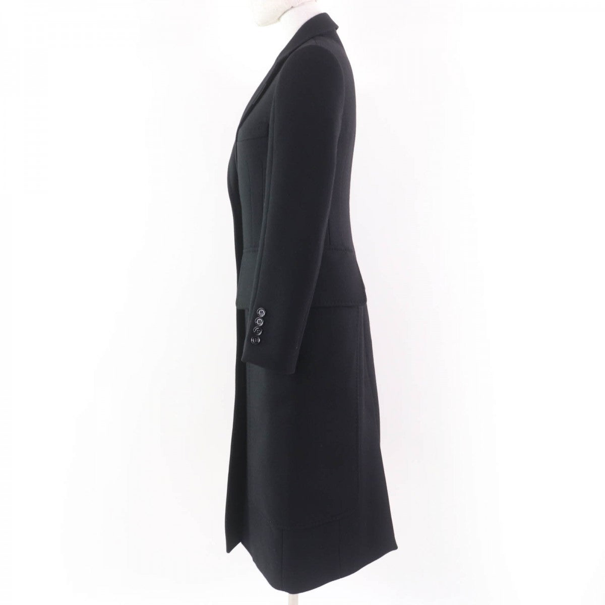 BURBERRY coat 8036992 Virgin wool black 36