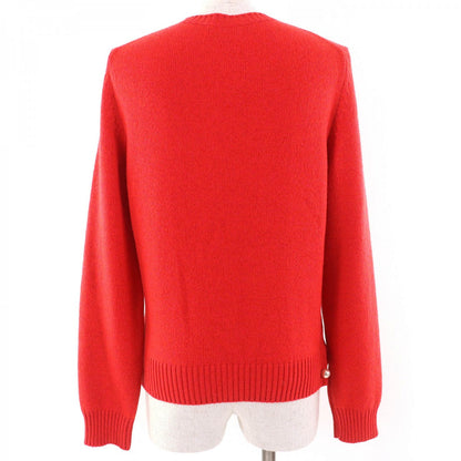 CHANEL knit P57305 cashmere Red 38