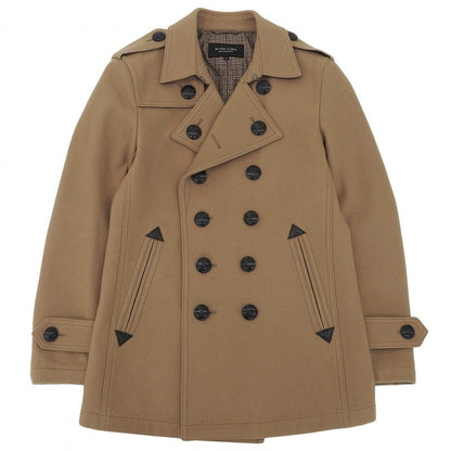 BURBERRY BLACK LABEL pea coat D1F22-840-44 wool Brown type M
