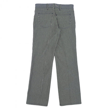 CELINE Denim pants N988098V cotton Navy white 27