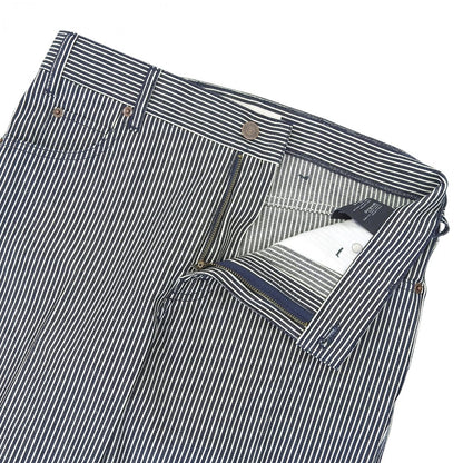 CELINE Denim pants N988098V cotton Navy white 27