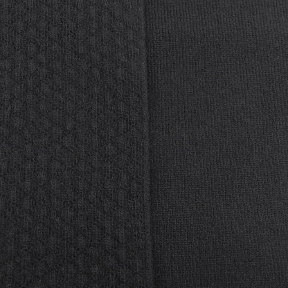 CHANEL Scarf 20B wool black