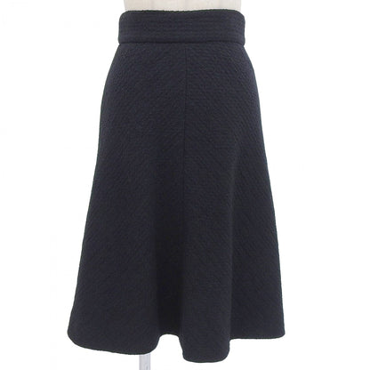 CHANEL skirt P36027 wool black 36
