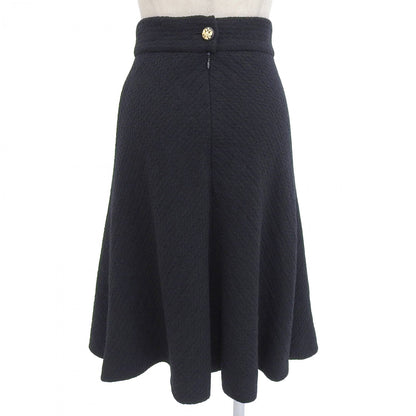 CHANEL skirt P36027 wool black 36